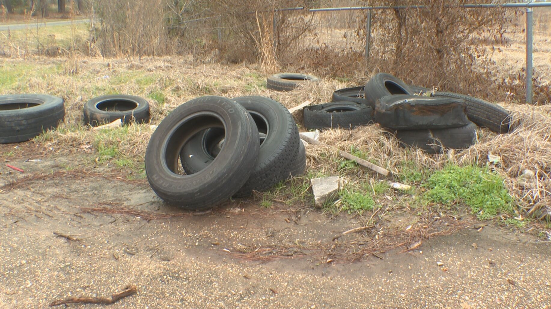 Dumped tires in Shreveport